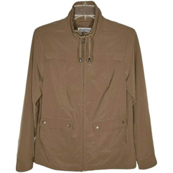 Magellan's Quick-Dry, Wrinkle-Free Travel Jacket w/RFID Pockets - Cafe - S - Picture 2 of 11